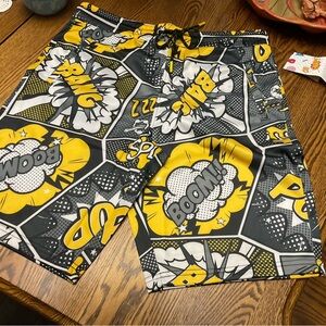 1-2026-OH SNAP MENS MEDIUM NWT COMIC SHORTS